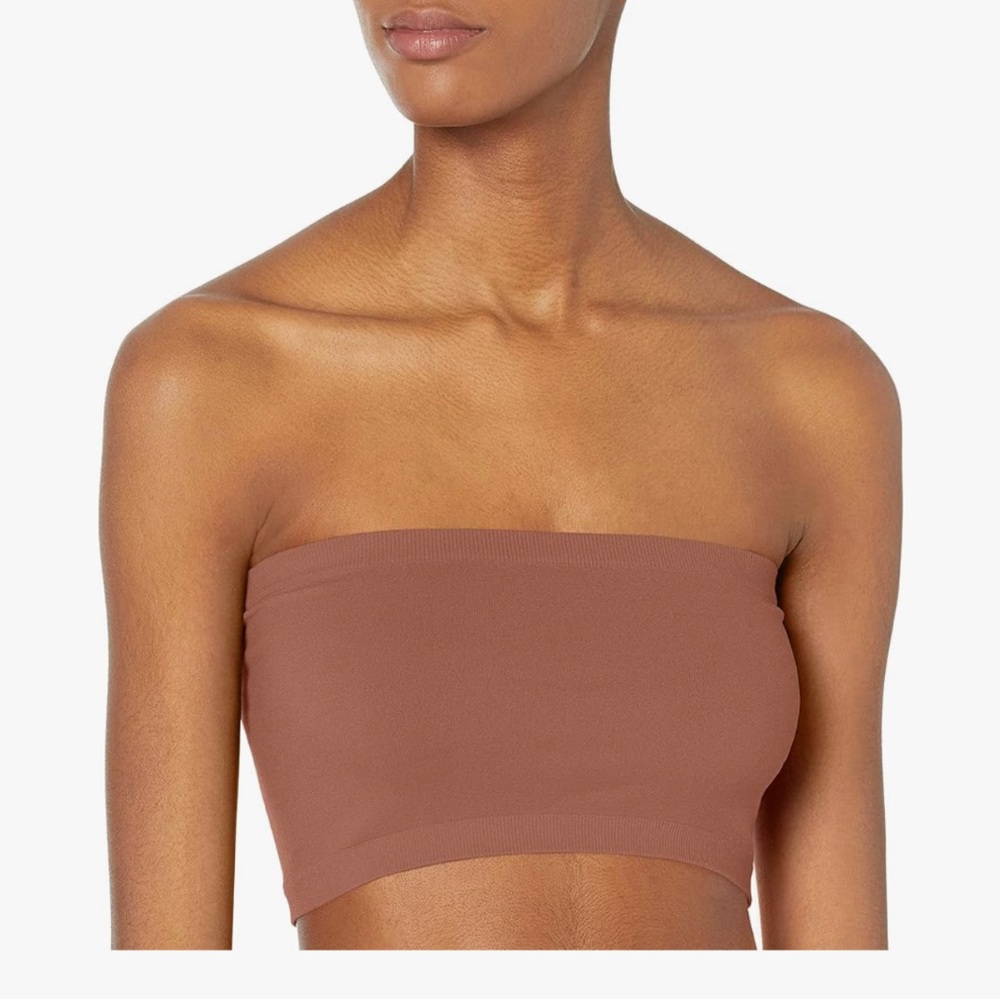 PacSun Brown Tube Crop Top